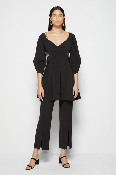 Shop Holiday 2021 Ready-to-wear Ivy Eco-twill Pant In Black