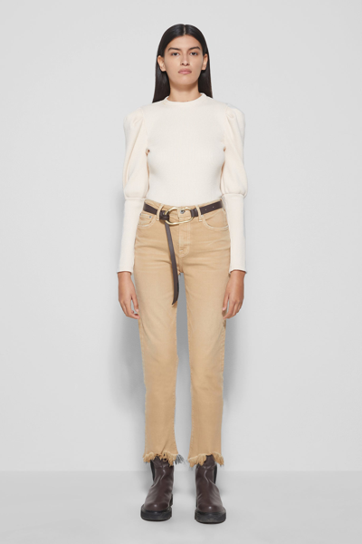 Shop Jonathan Simkhai Standard Levy Recycled Knit Top In Sandstone