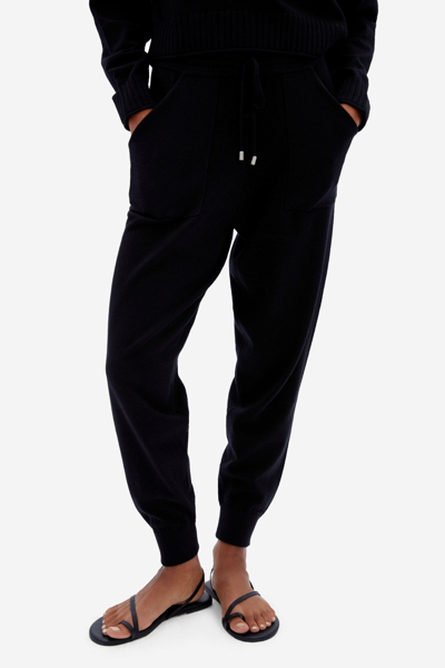 Shop Js.com Online Exclusive Off-duty Cashmere Joggers In Black
