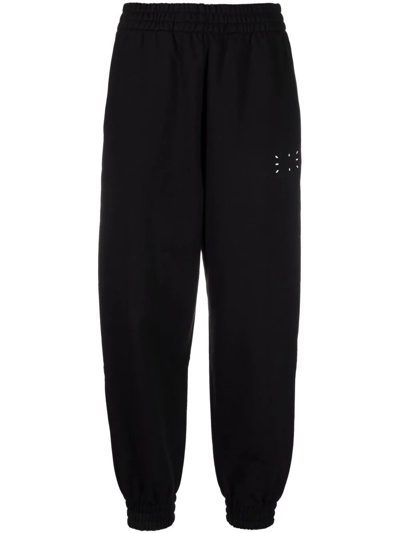 Shop Mcq By Alexander Mcqueen Black Sports Trousers In Nero