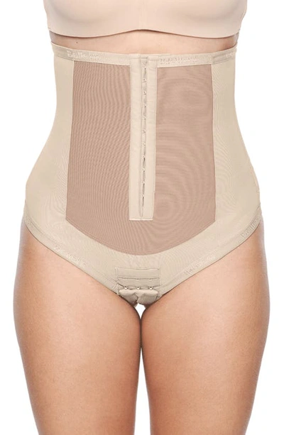 Bellefit Postpartum Cheekster Corset Girdle In Beige | ModeSens