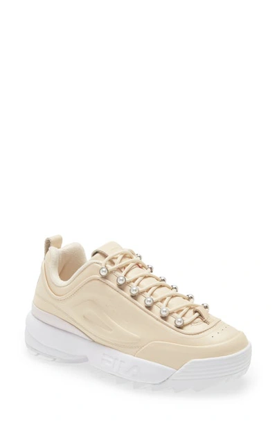 Shop Fila Disruptor Zero Pearl Sneaker In Brown