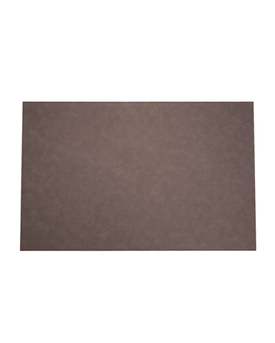 Shop Bey-berk Leather Desk Pad, Grey