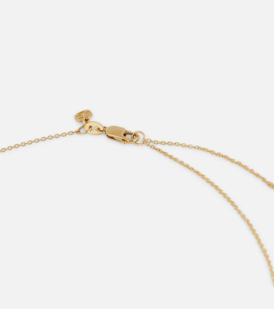Sydney Evan Mama 14kt Yellow Gold Necklace With Diamonds In Gold