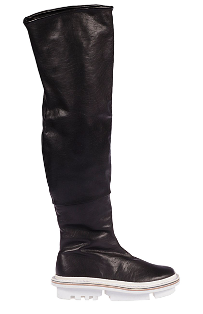 Shop Trippen Stage Thigh High Boots In Black