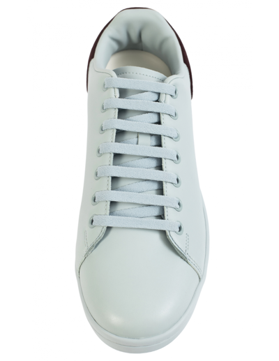 Shop Raf Simons Blue & Burgundy Orion Sneakers