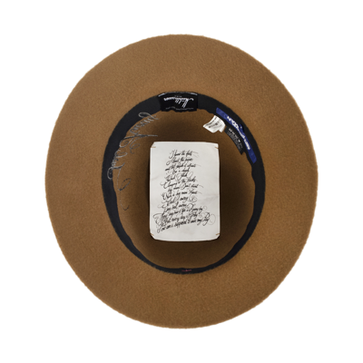 Junya Watanabe Embroidered Logo Hat In Brown In Brown