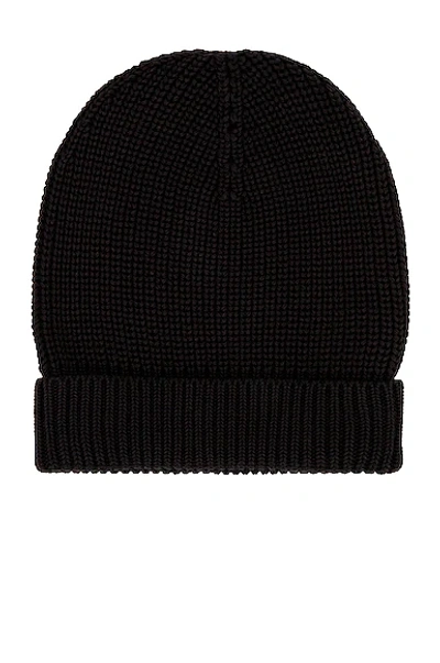 Shop Ghiaia Cashmere Marinaio Beanie In Black