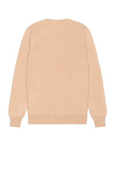 Shop Ghiaia Cashmere Cashmere Crewneck In Camel