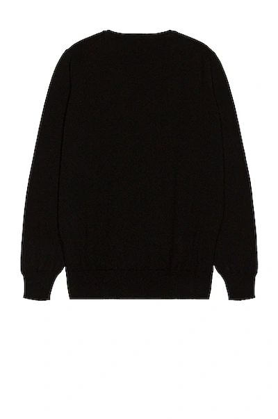 Shop Ghiaia Cashmere Cashmere Crewneck In Black