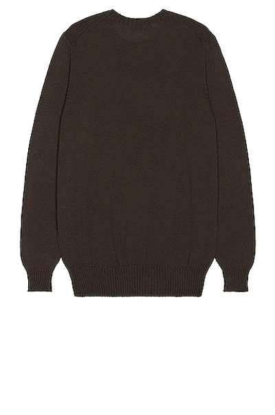 Ghiaia Cashmere Cotton Crewneck In Military