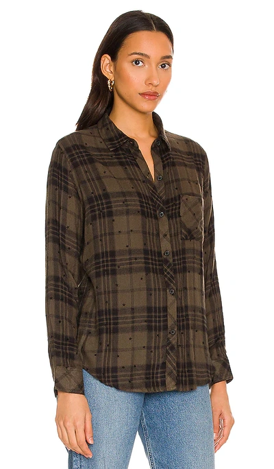 Shop Rails Hunter Button Up In Army