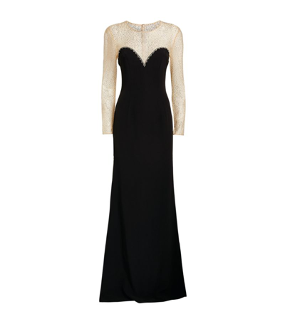 Shop Jenny Packham X 007 Tomorrow Never Dies Gown In Black