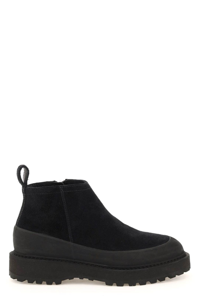 Shop Diemme Paderno Zipped Ankle Boots In Black