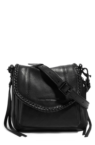 Shop Aimee Kestenberg Mini All For Love Convertible Leather Crossbody Bag In Black Gloved Tanned