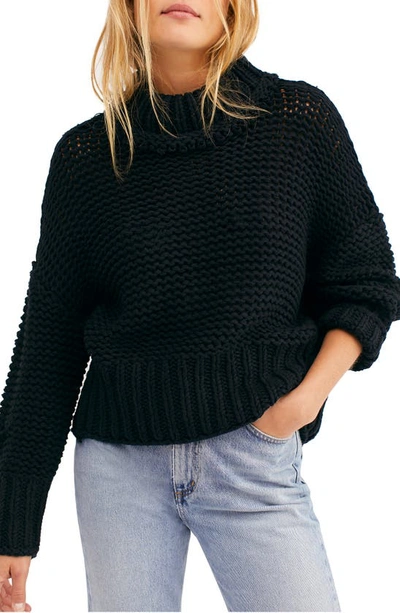 Shop Free People My Only Sunshine Sweater In Black