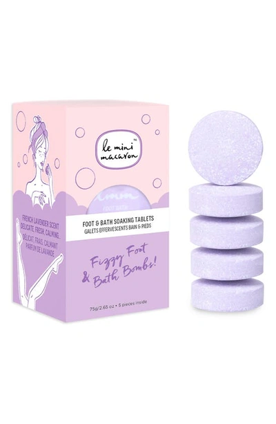 Le Mini Macaron Fizzy Foot & Bath Bombs