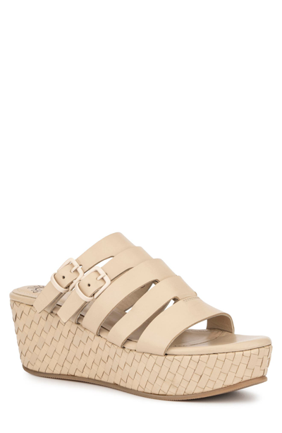 Vintage Foundry Cornelia Platform Wedge Sandal In Nude