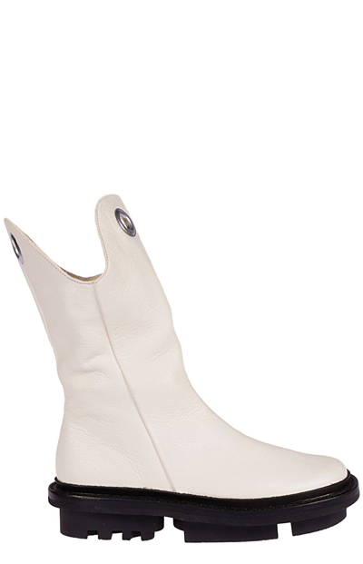 Shop Trippen Ozzy Platform Boots In White