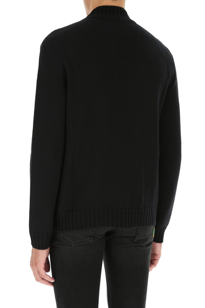 Shop Fendi Ivory Wool Sweater Nd  Uomo 50