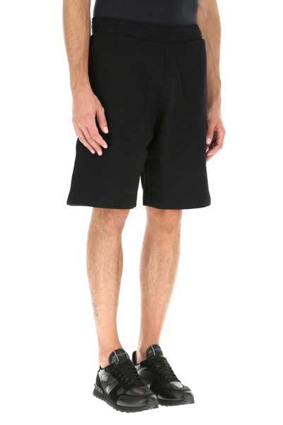 Shop Givenchy Black Cotton Bermuda Shorts  Black  Uomo M