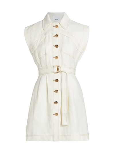 Shop Acler Women's Westcroft Shirtdress In Ivory