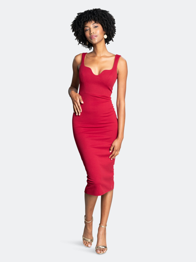 Shop Dress The Population Sloane Dress In Red
