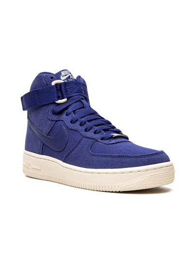 Shop Nike Air Force 1 High Sneakers In Blue
