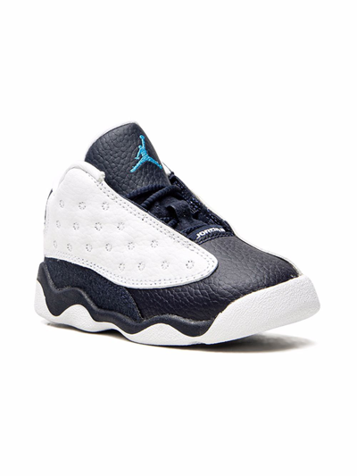 Shop Jordan 13 Retro "white/powder Blue" Sneakers