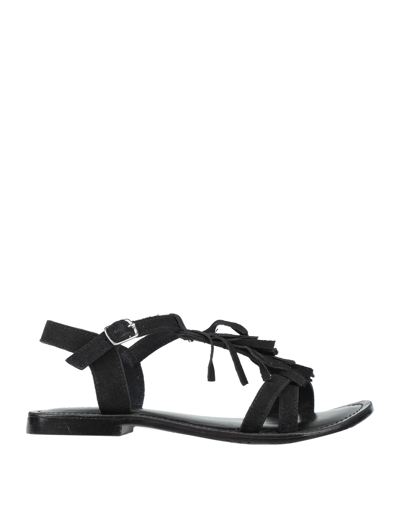Shop Romeo Gigli Woman Sandals Black Size 6 Soft Leather