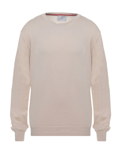 Shop Peuterey Man Sweater Beige Size M Cotton