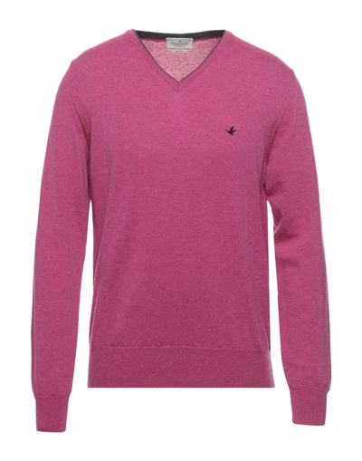 Shop Brooksfield Sweaters In Fuchsia