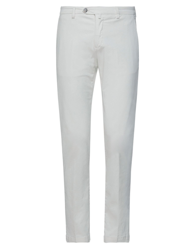Shop Briglia 1949 Man Pants White Size 28 Cotton, Elastane