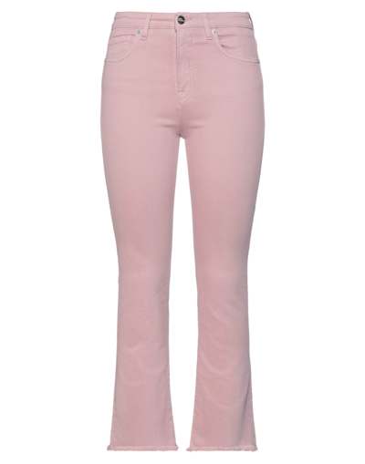 Shop 2w2m Woman Jeans Pastel Pink Size 30 Cotton, Polyester, Elastane