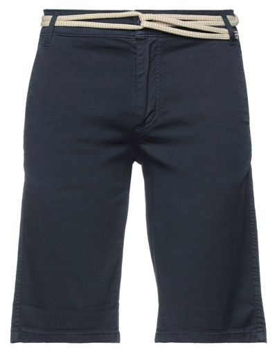 Shop Exibit Shorts & Bermuda Shorts In Dark Blue