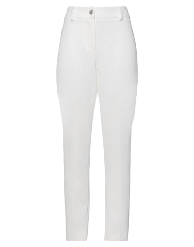 Shop Philipp Plein Woman Pants White Size S Polyester, Elastane