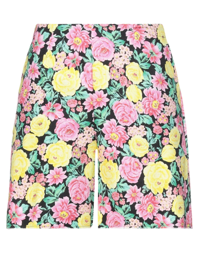 Jucca Woman Shorts & Bermuda Shorts Black Size 6 Cotton, Elastane In Black