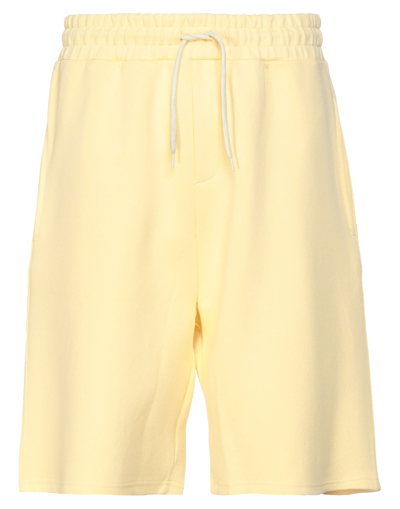 Shop The Future Man Shorts & Bermuda Shorts Yellow Size Xl Cotton