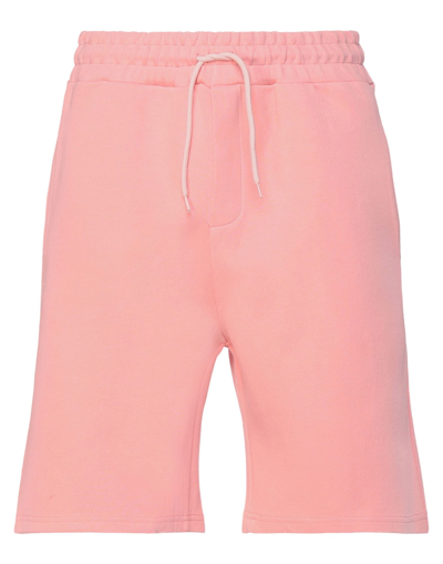 Shop The Future Man Shorts & Bermuda Shorts Salmon Pink Size Xxl Cotton