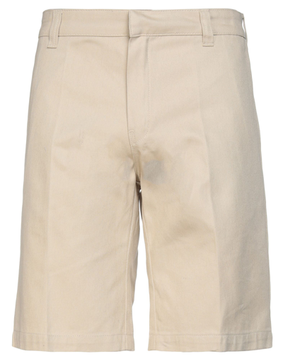 Shop The Future Man Shorts & Bermuda Shorts Beige Size Xl Cotton