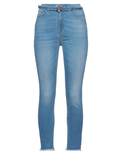 Shop Pinko Woman Jeans Blue Size 28 Cotton, Polyester, Lyocell, Elastane