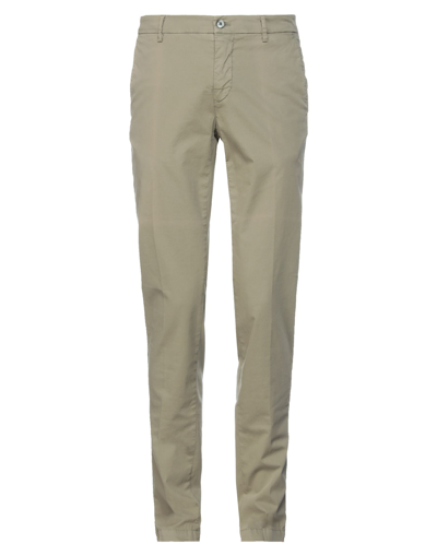 Shop Mason's Man Pants Military Green Size 38 Cotton, Elastane
