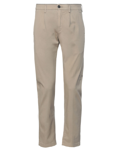 Shop Department 5 Man Cropped Pants Khaki Size 36 Cotton, Elastane In Beige