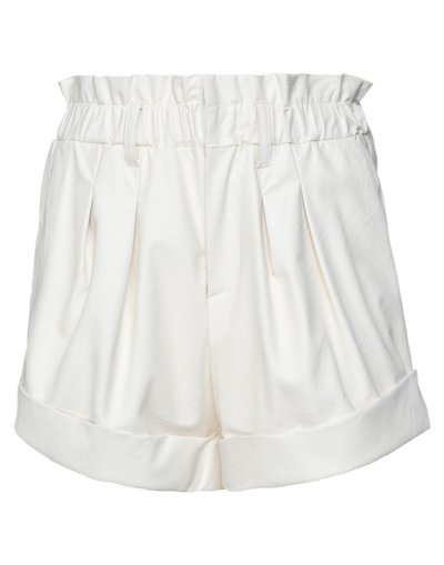 Shop Aniye By Woman Shorts & Bermuda Shorts Ivory Size 8 Viscose, Polyurethane In White