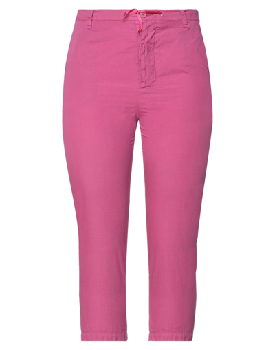 Shop Virna Drò® Virna Drò Woman Pants Mauve Size 8 Cotton, Elastane In Purple