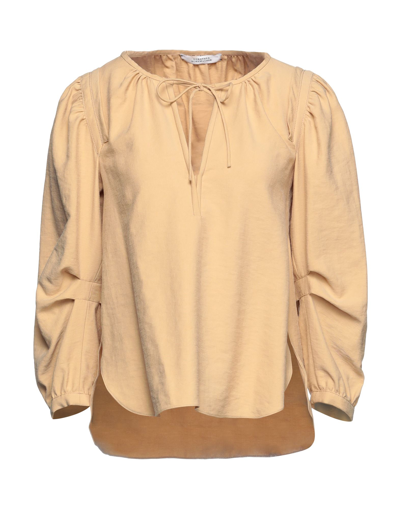 Shop Dorothee Schumacher Woman Top Beige Size 4 Lyocell, Polyester
