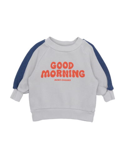 Shop Bobo Choses Newborn Boy Sweatshirt Grey Size 3 Organic Cotton