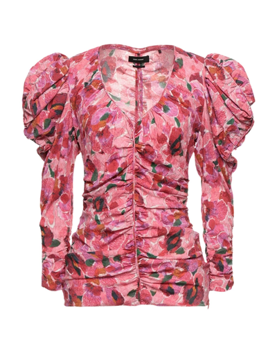 Shop Isabel Marant Woman Top Pink Size 10 Viscose, Silk, Elastane