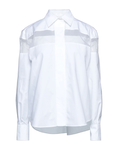 Shop Valentino Garavani Woman Shirt White Size 10 Cotton, Silk