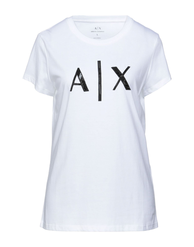 Armani Exchange T-shirts In White